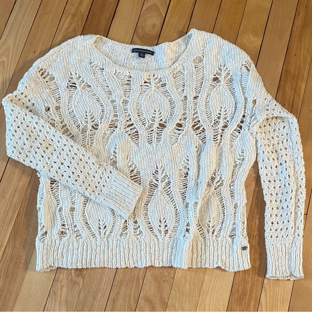 American Eagle Knit Boho Sweater Size Small
